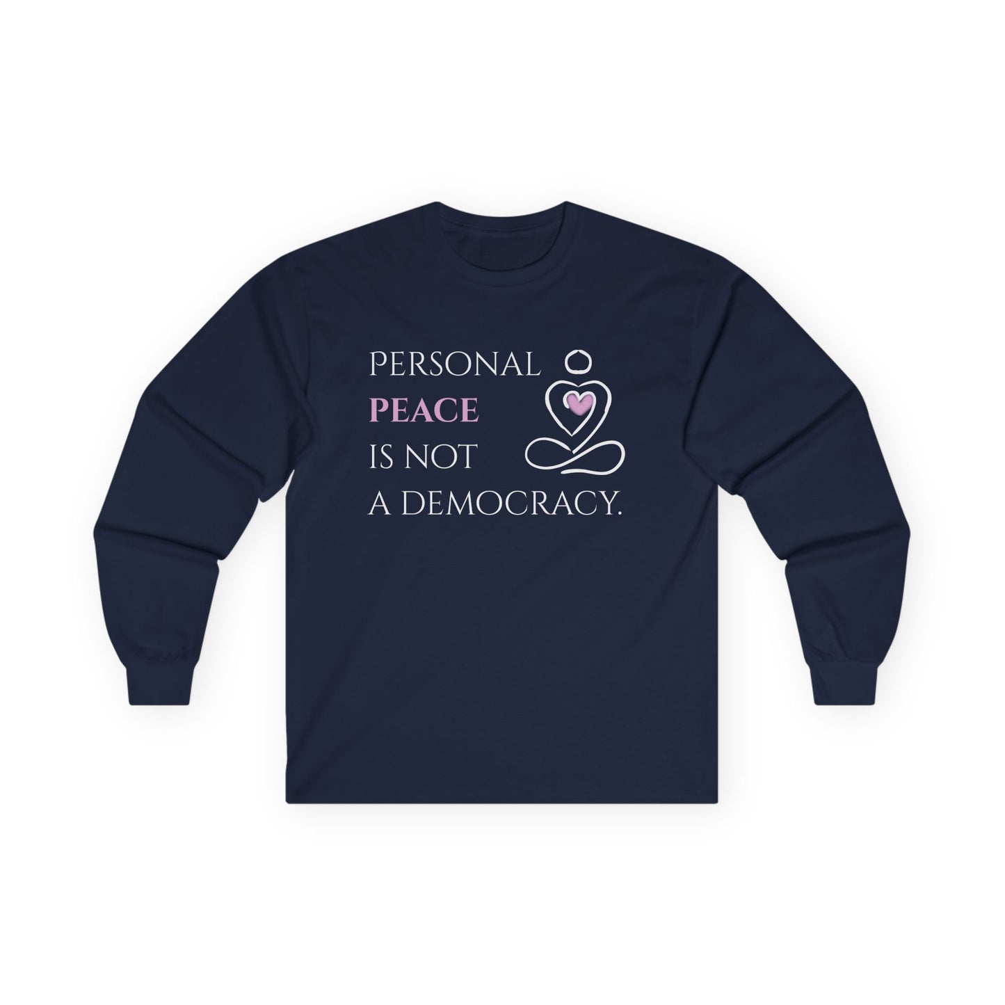 Unisex Ultra Cotton Long Sleeve Tee | Peace