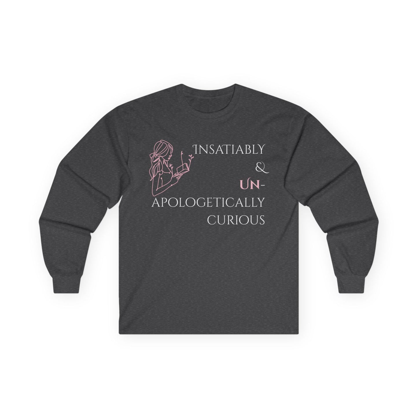 Unisex Ultra Cotton Long Sleeve Tee | Insatiably Curious