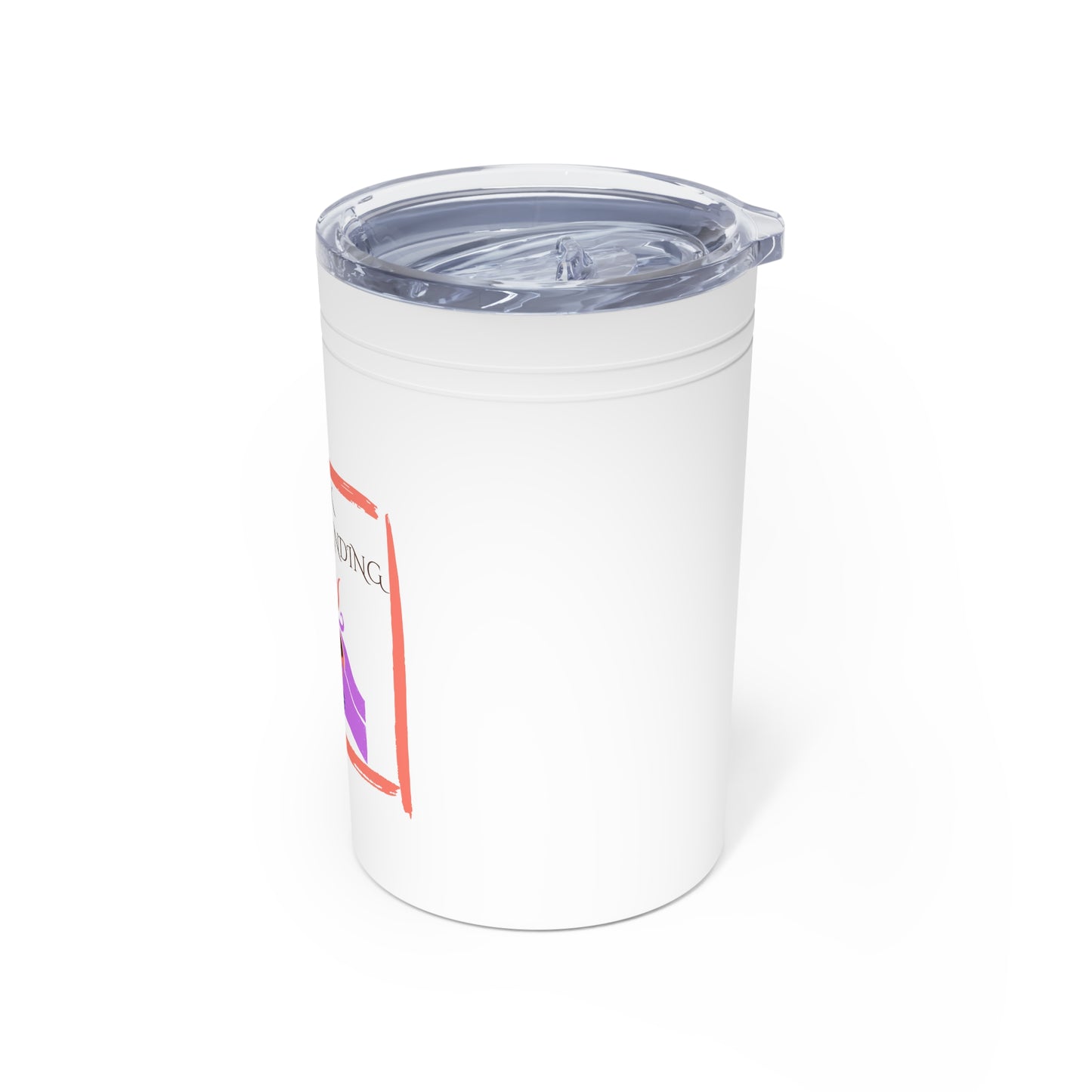 Tumbler (white, grey, turquoise) - Insulated Cup for Travel, Gifts, School, Adventurous, Inspirational, Outdoor Fun | Understanding