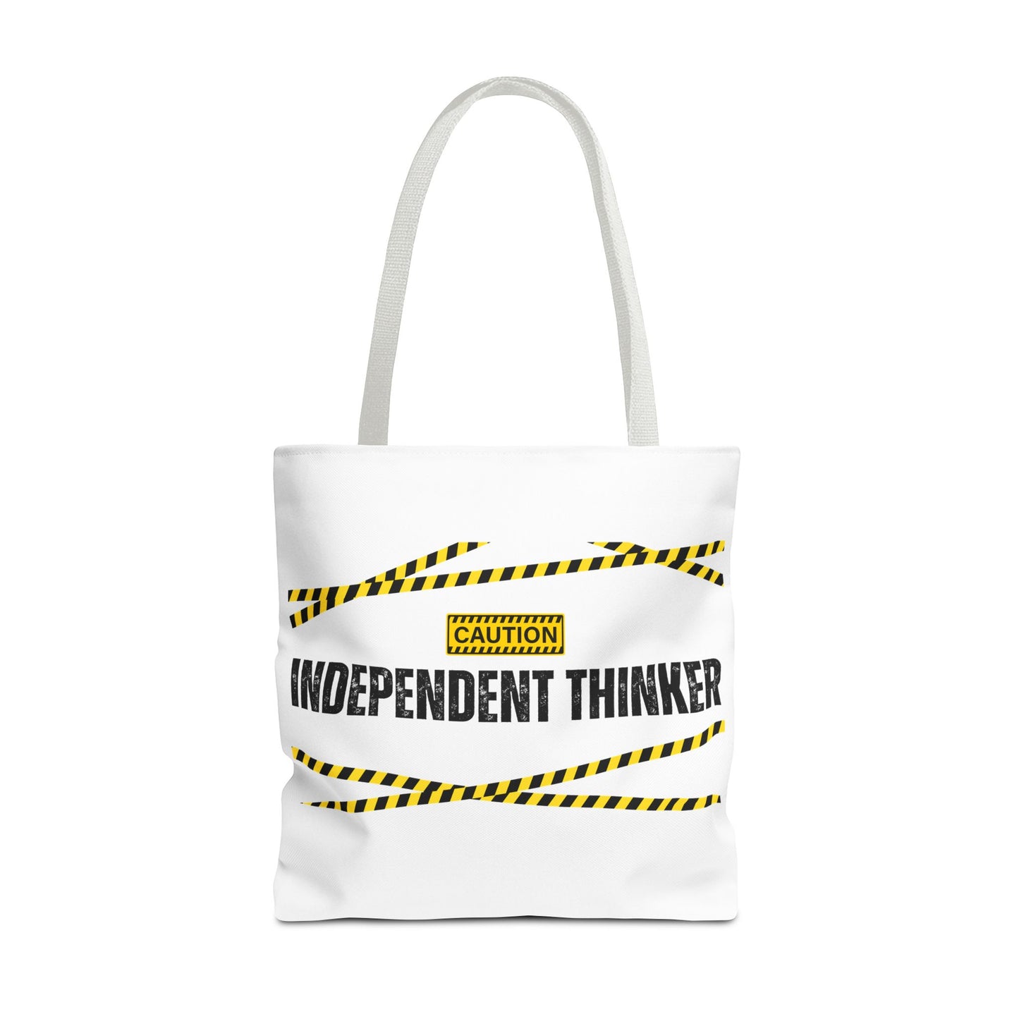 Tote Bag (White) | Independent Thinker | Design for Book Lovers, Students, Teachers, Gifts, Everyday Use