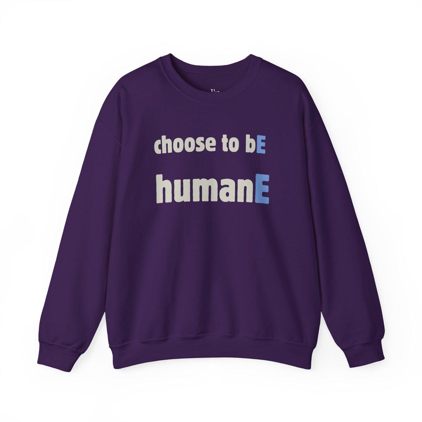Unisex Heavy Blend™ Crewneck Sweatshirt | Choose to bE HumanE