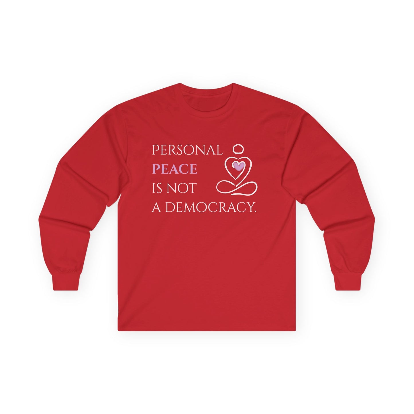 Unisex Ultra Cotton Long Sleeve Tee | Peace