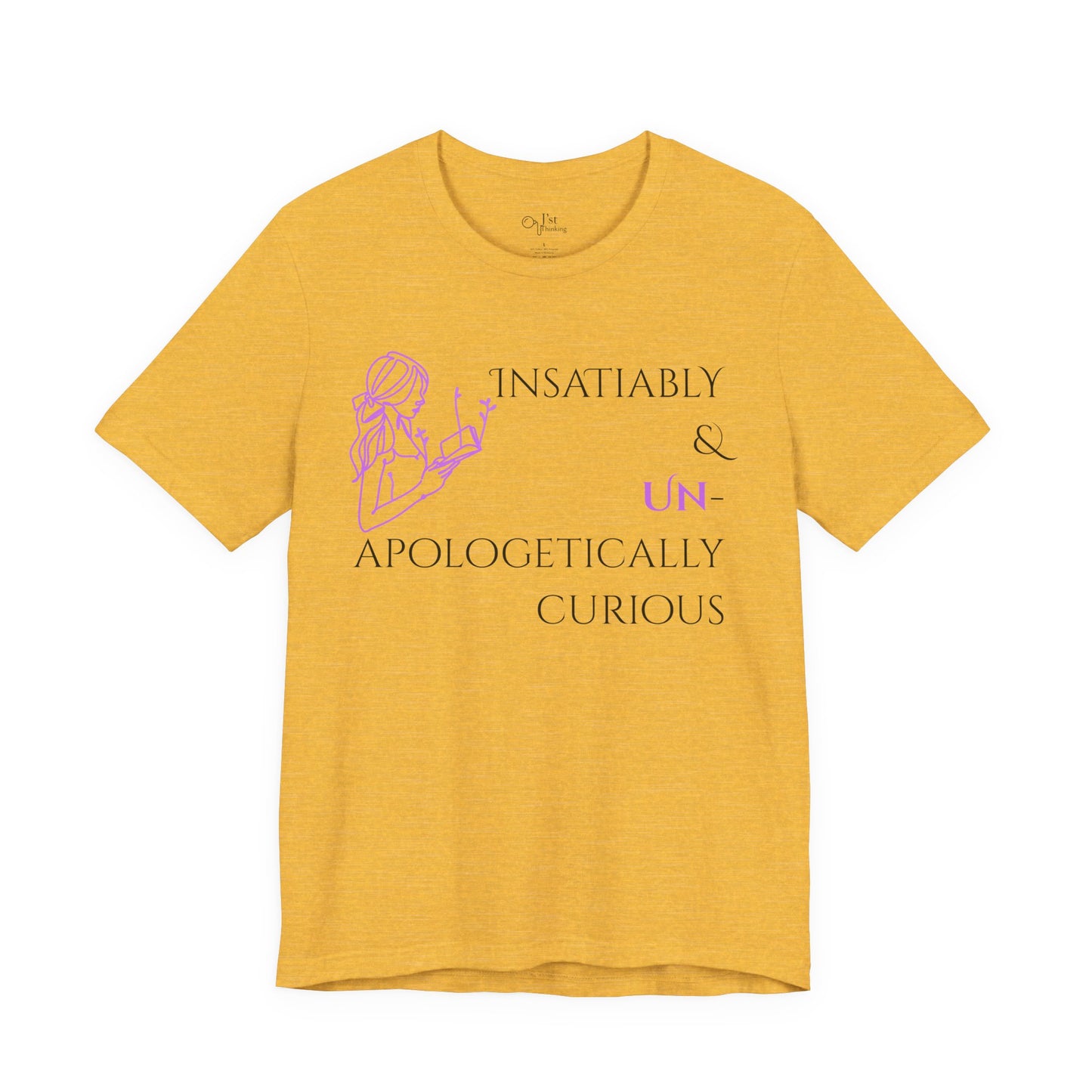 Unisex Jersey Short Sleeve Tee | Insatiably Curious