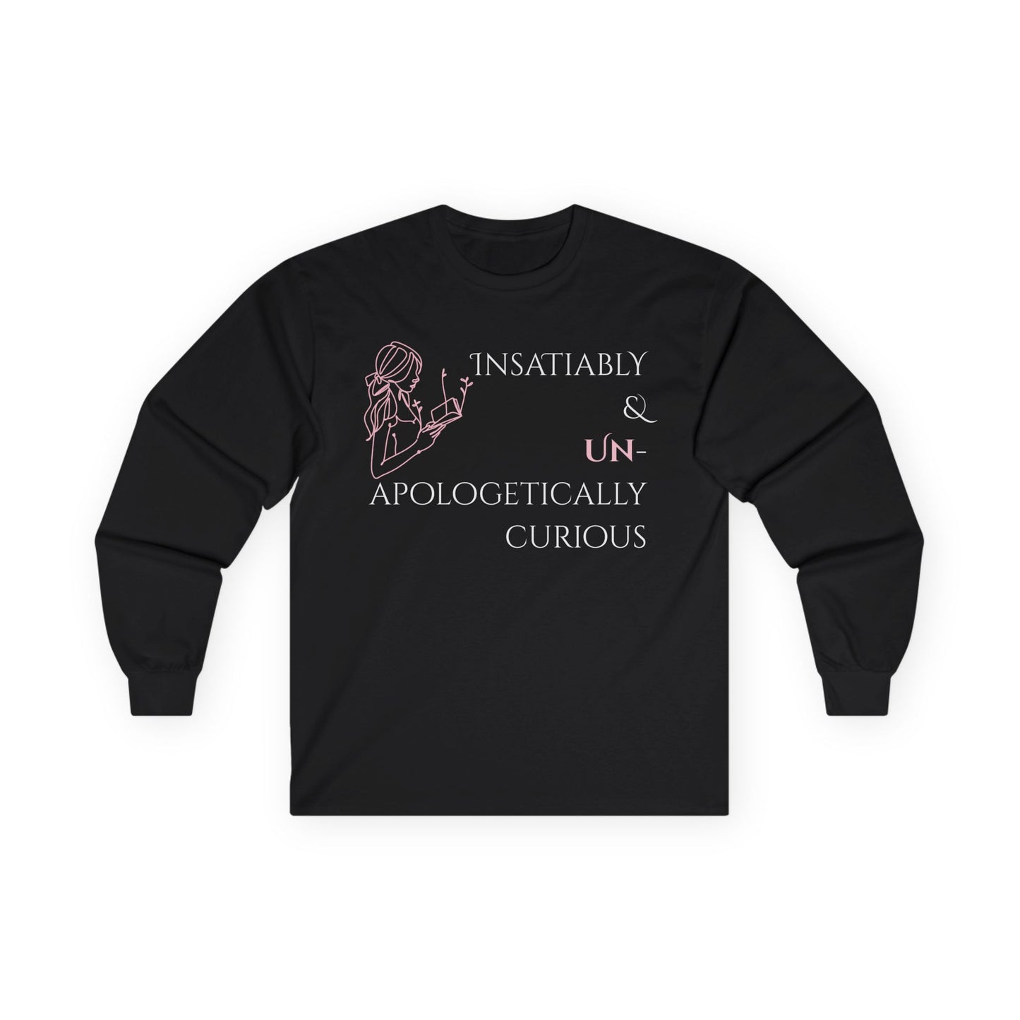 Unisex Ultra Cotton Long Sleeve Tee | Insatiably Curious