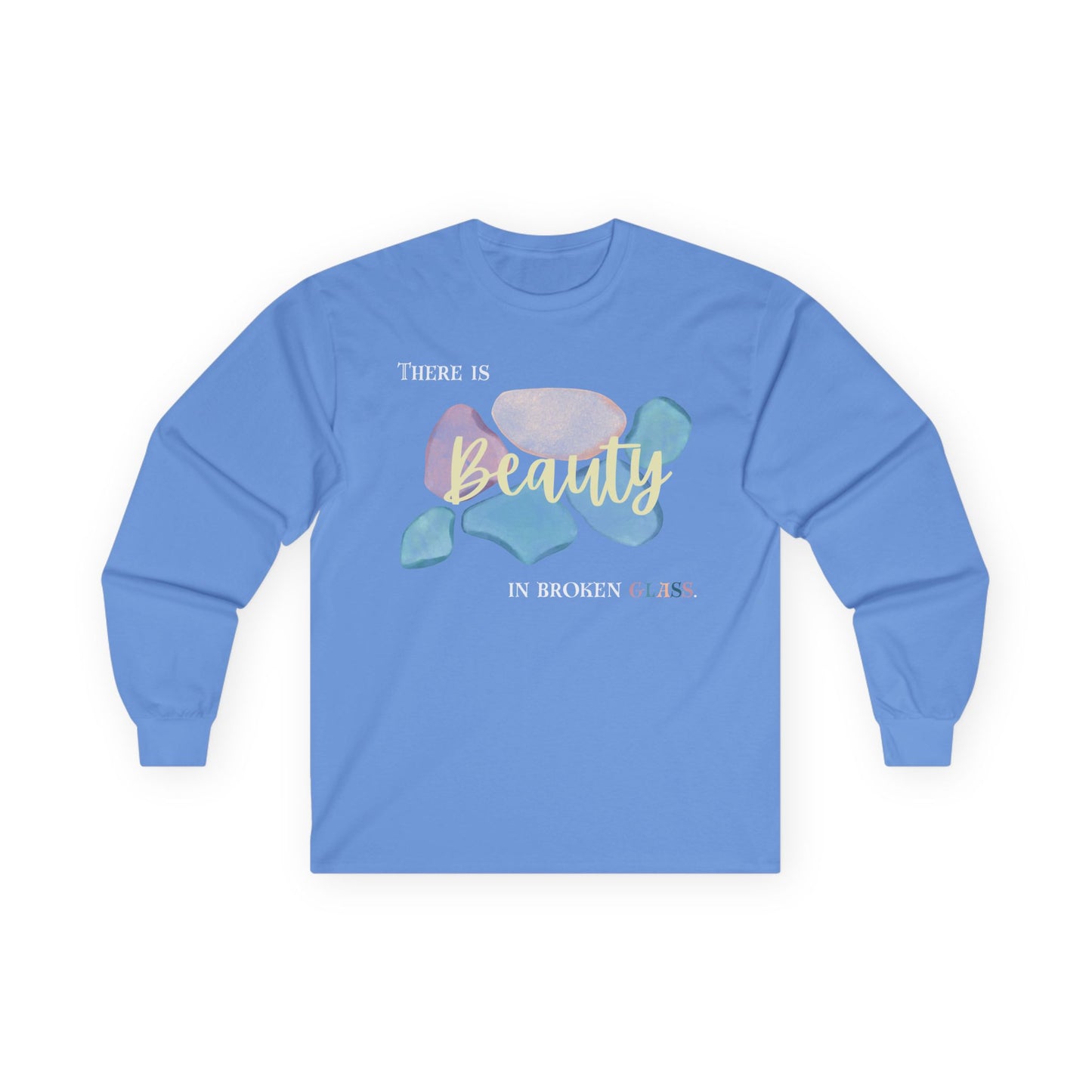 Unisex Ultra Cotton Long Sleeve Tee | Beauty in Broken Glass