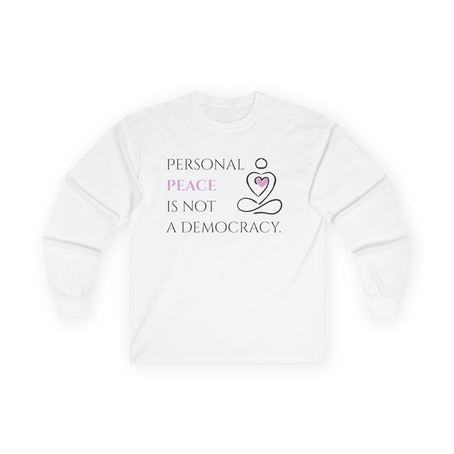Unisex Ultra Cotton Long Sleeve Tee | Peace