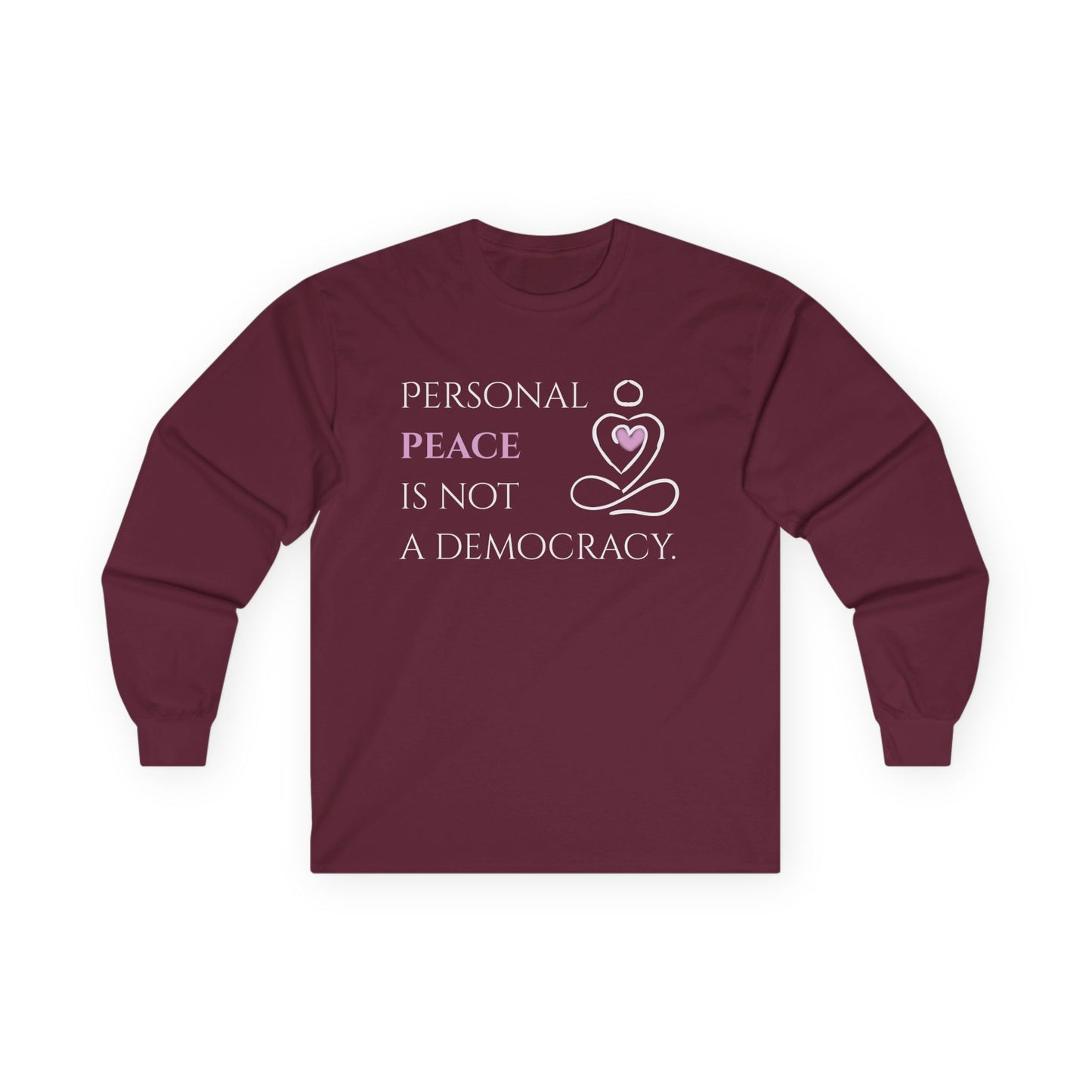 Unisex Ultra Cotton Long Sleeve Tee | Peace