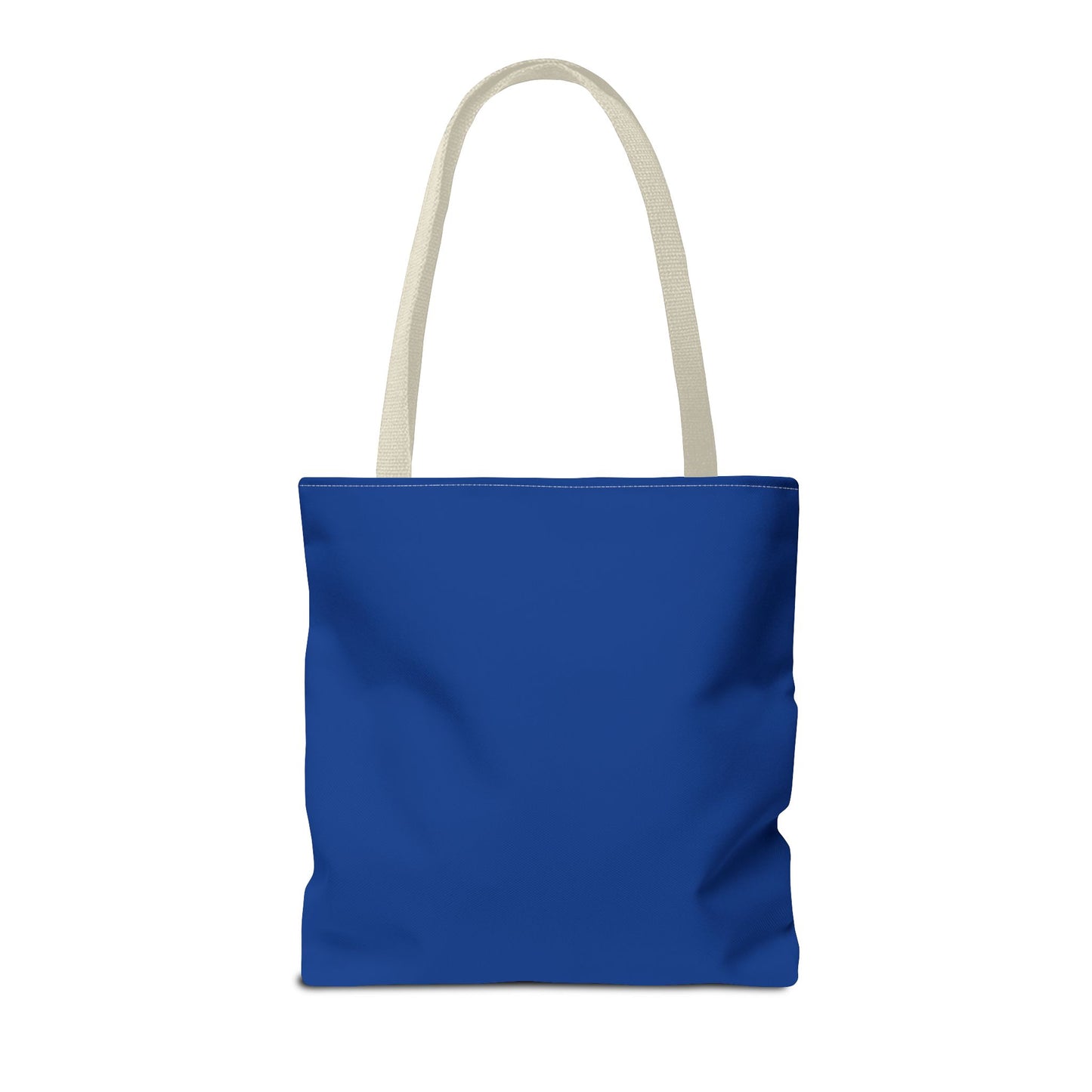 Tote Bag (Blue) | Insatiably Curious | Design for Book Lovers, Students, Teachers, Gifts, Everyday Use