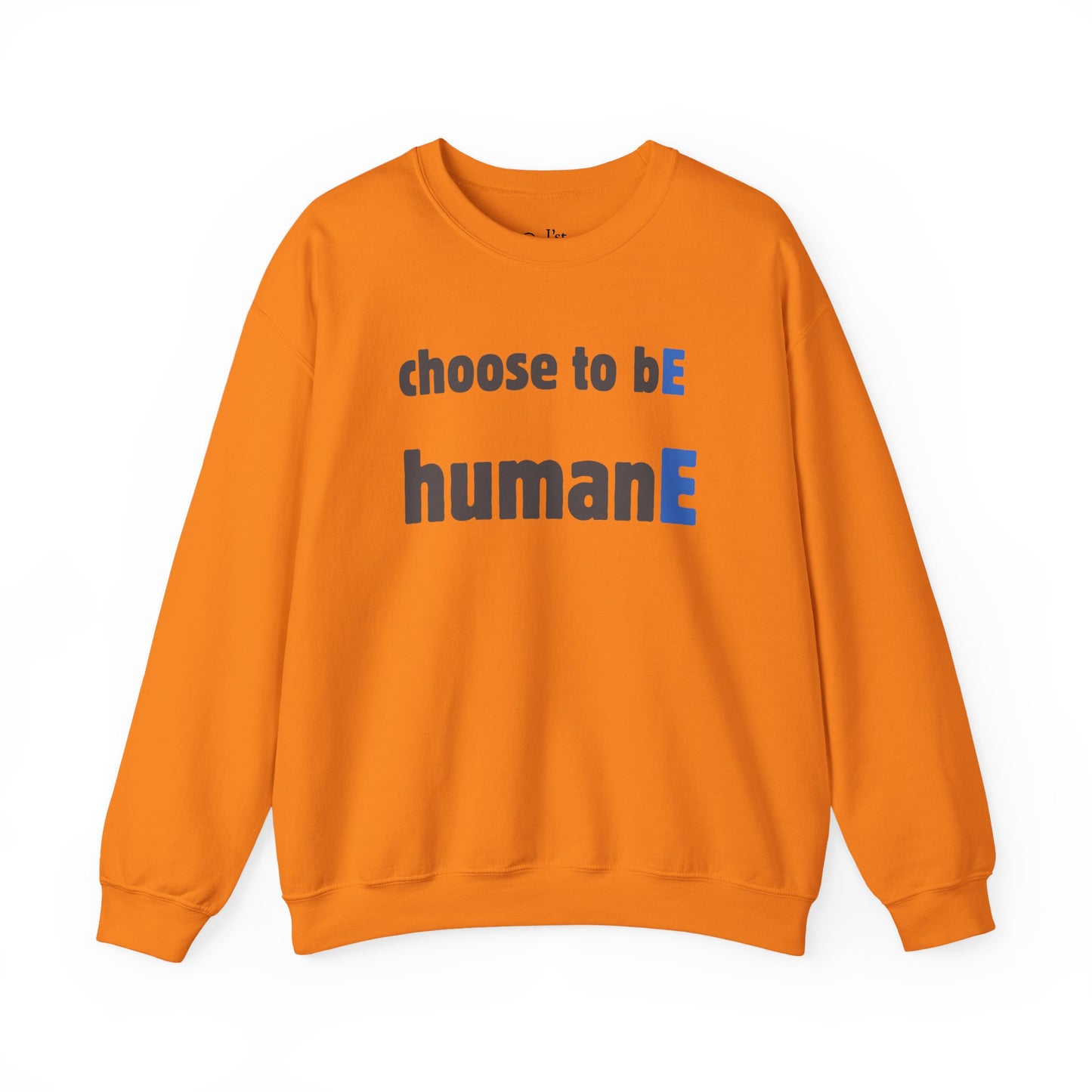 Unisex Heavy Blend™ Crewneck Sweatshirt | Choose to bE HumanE