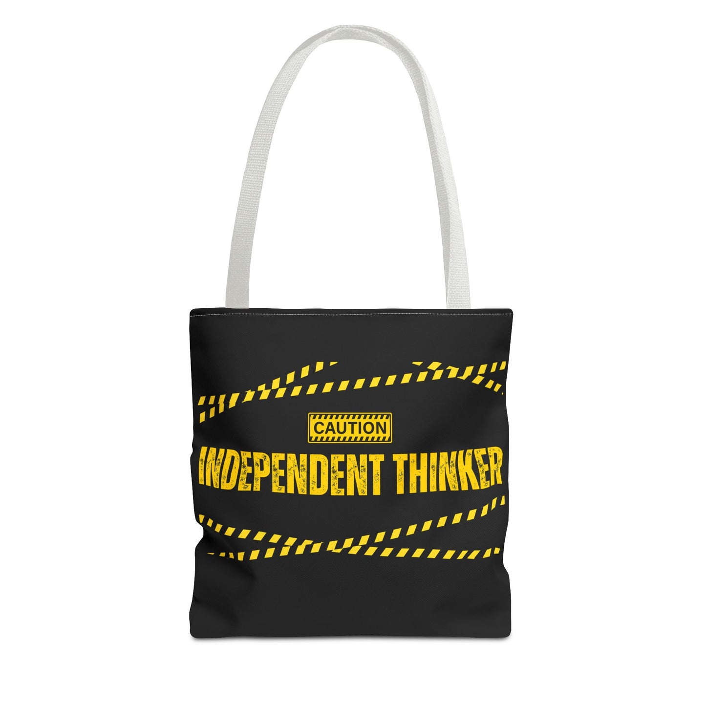 Tote Bag (Black) | Independent Thinker | Design for Book Lovers, Students, Teachers, Gifts, Everyday Use