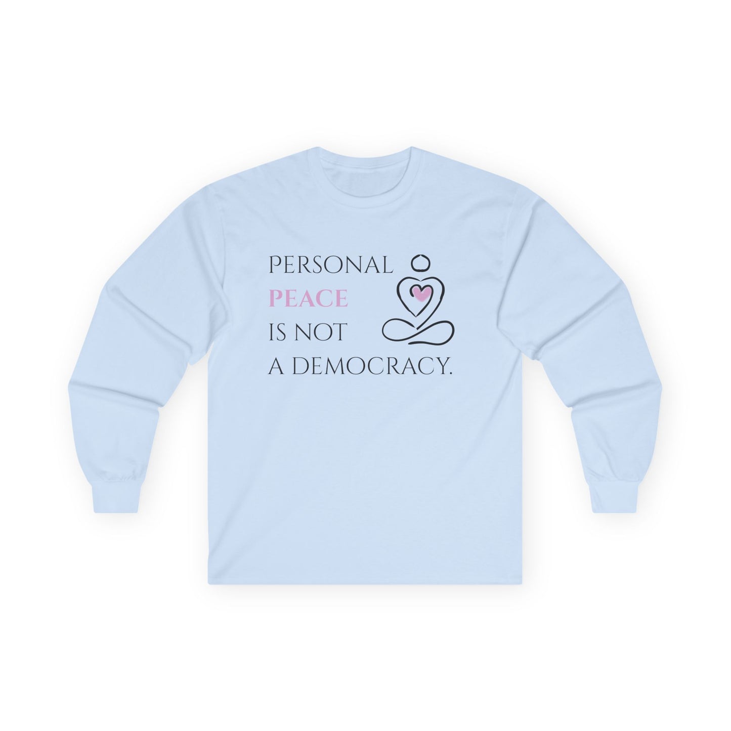 Unisex Ultra Cotton Long Sleeve Tee | Peace