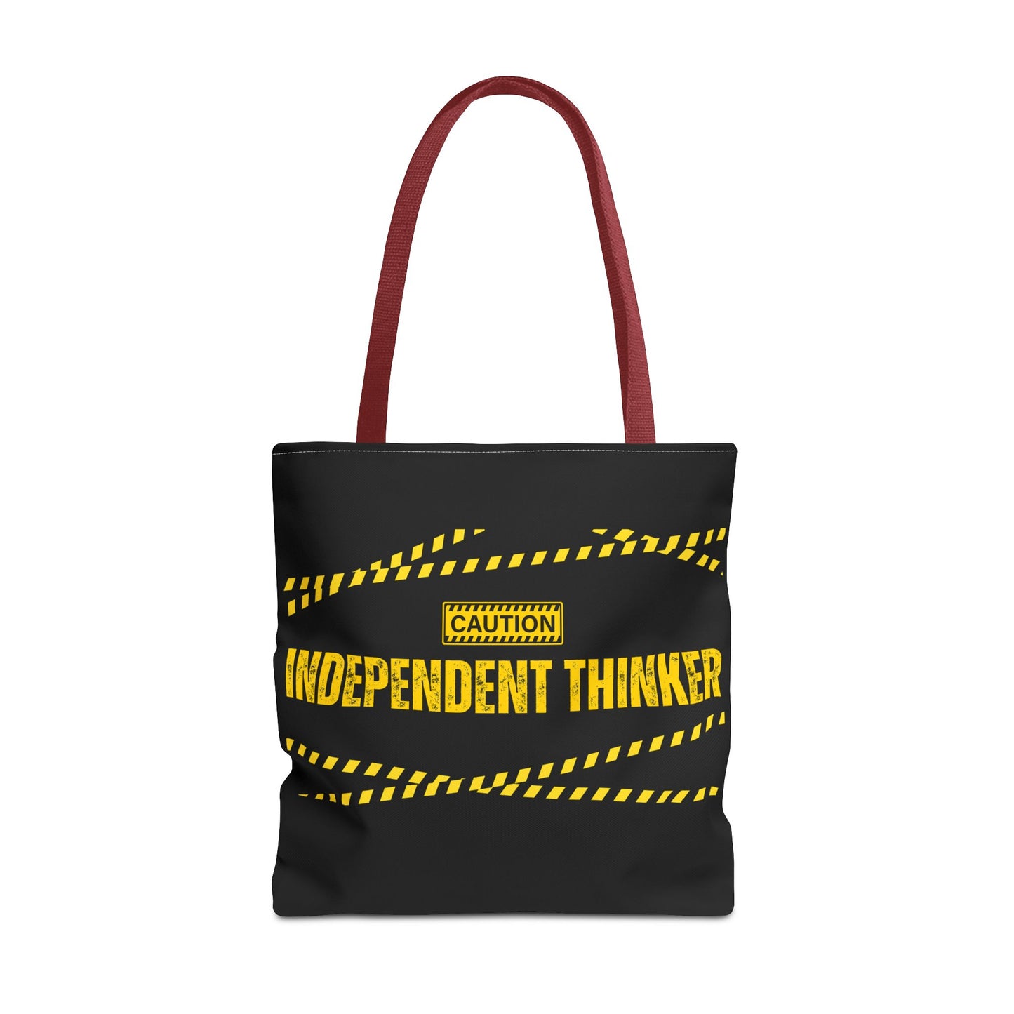 Tote Bag (Black) | Independent Thinker | Design for Book Lovers, Students, Teachers, Gifts, Everyday Use
