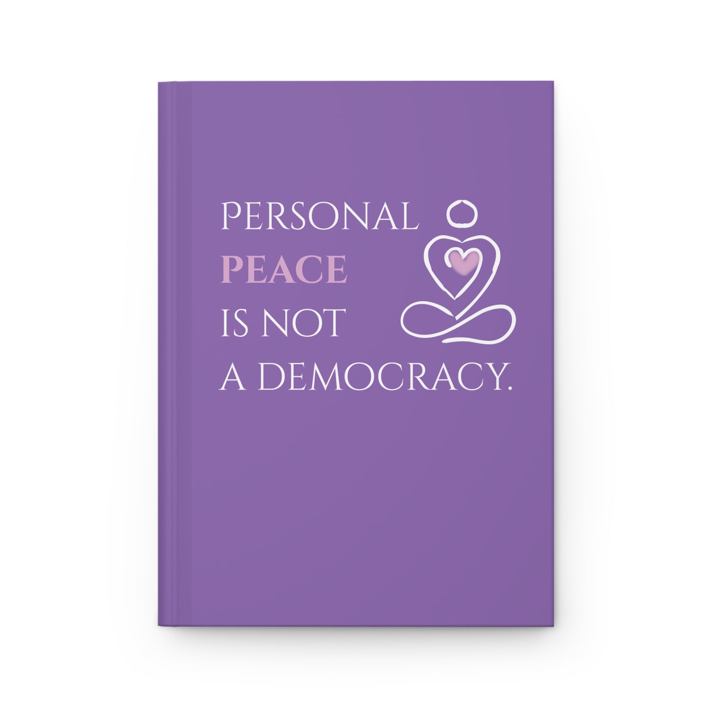 Hardcover Journal (Lilac) | Personal Peace | Perfect for Writers, Students, Gifts, Self-Reflection, Journaling