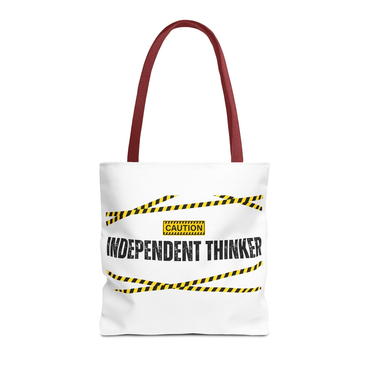 Tote Bag (White) | Independent Thinker | Design for Book Lovers, Students, Teachers, Gifts, Everyday Use