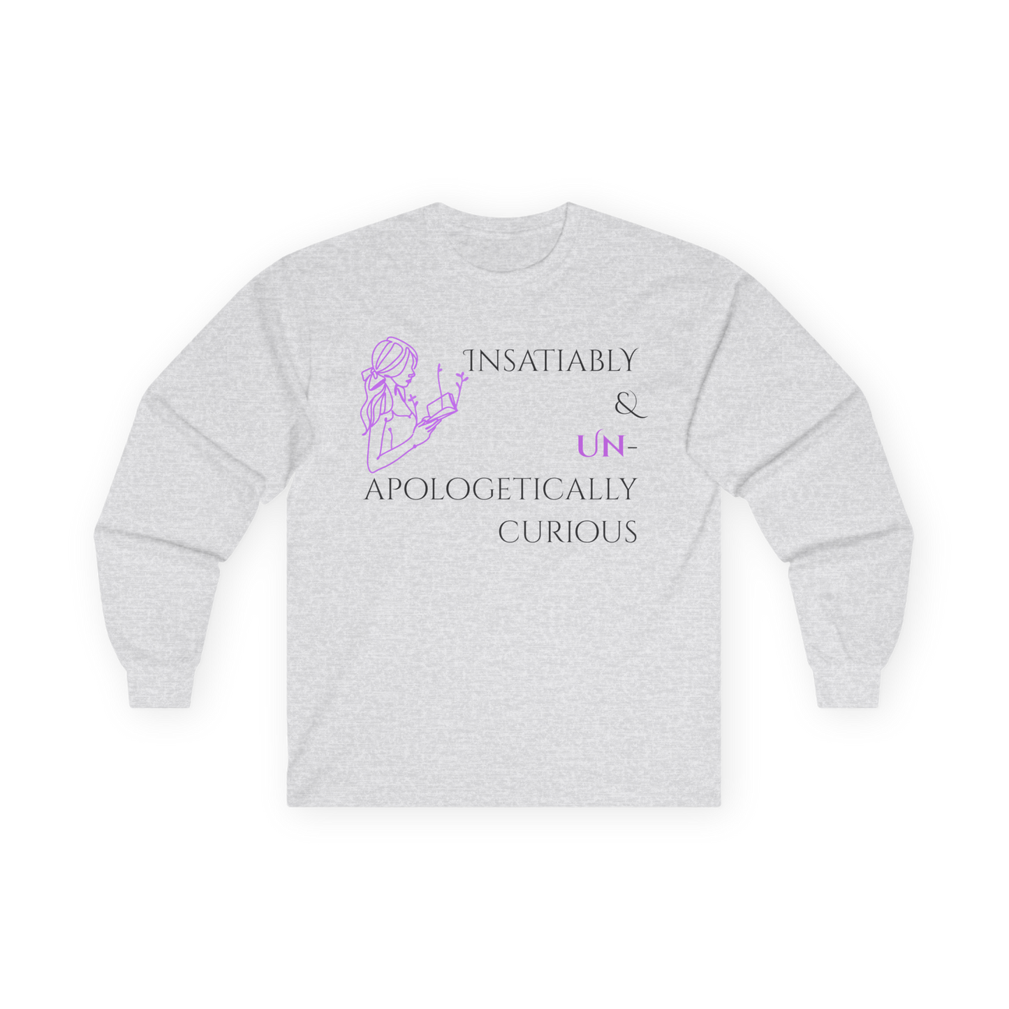 Unisex Ultra Cotton Long Sleeve Tee | Insatiably Curious