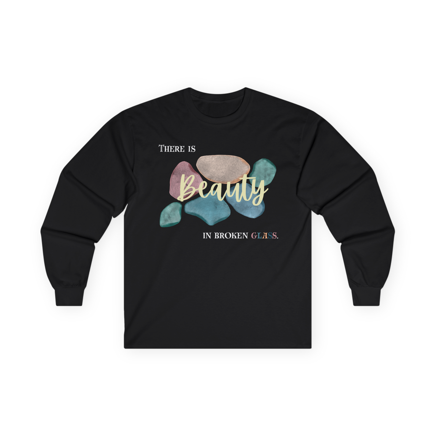 Unisex Ultra Cotton Long Sleeve Tee | Beauty in Broken Glass