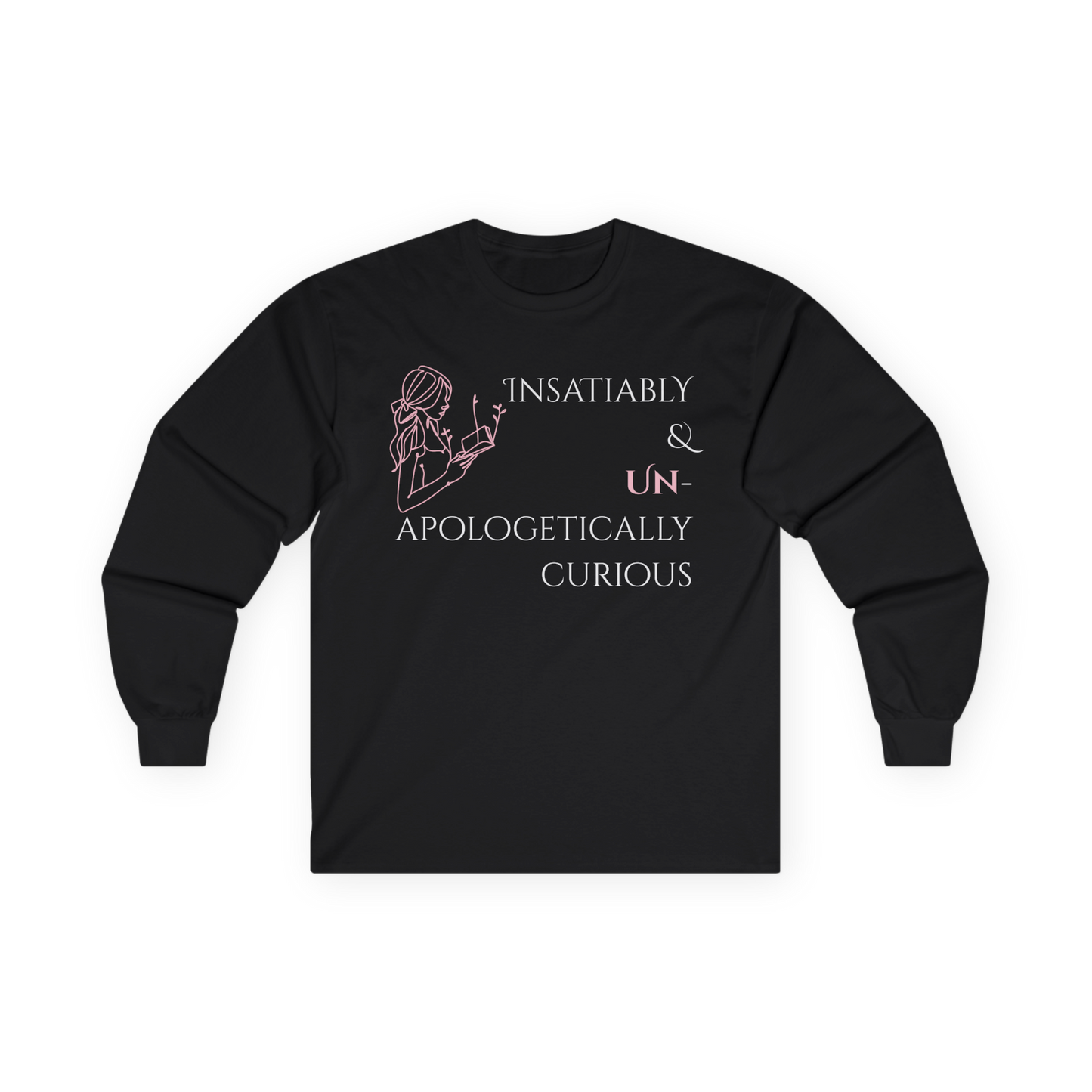 Unisex Ultra Cotton Long Sleeve Tee | Insatiably Curious