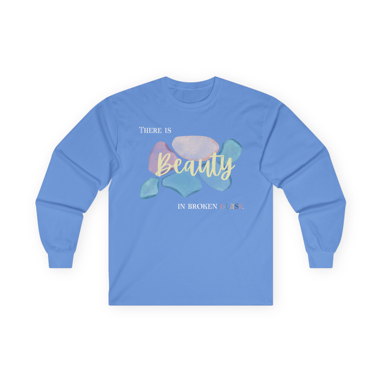 Unisex Ultra Cotton Long Sleeve Tee | Beauty in Broken Glass