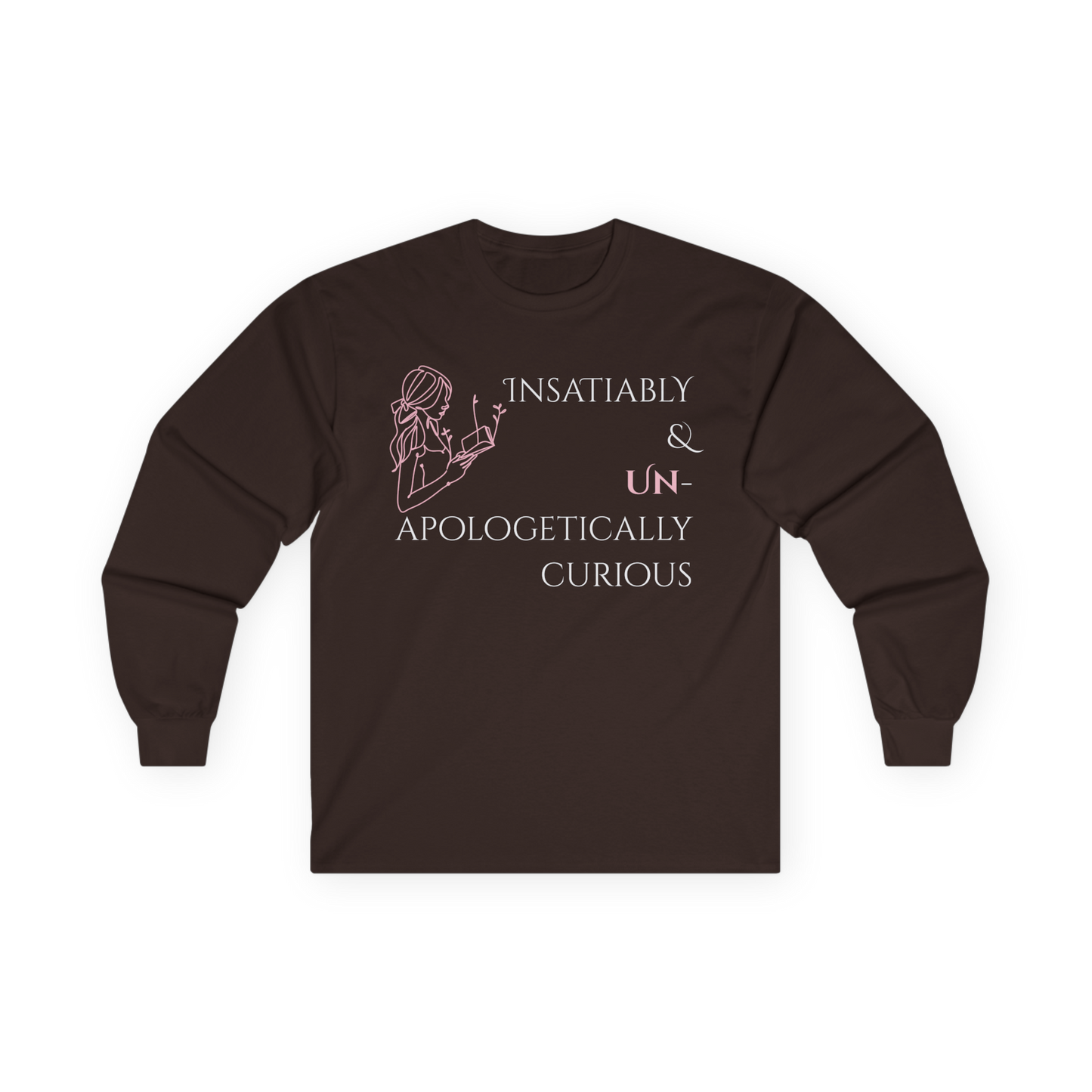 Unisex Ultra Cotton Long Sleeve Tee | Insatiably Curious