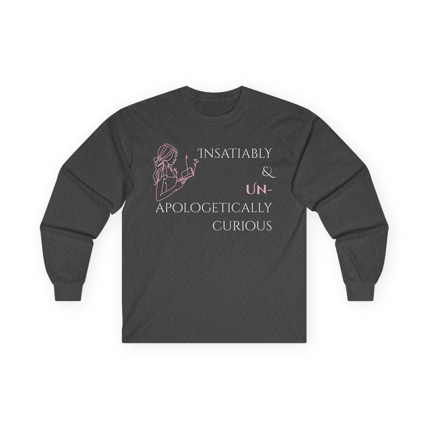 Unisex Ultra Cotton Long Sleeve Tee | Insatiably Curious
