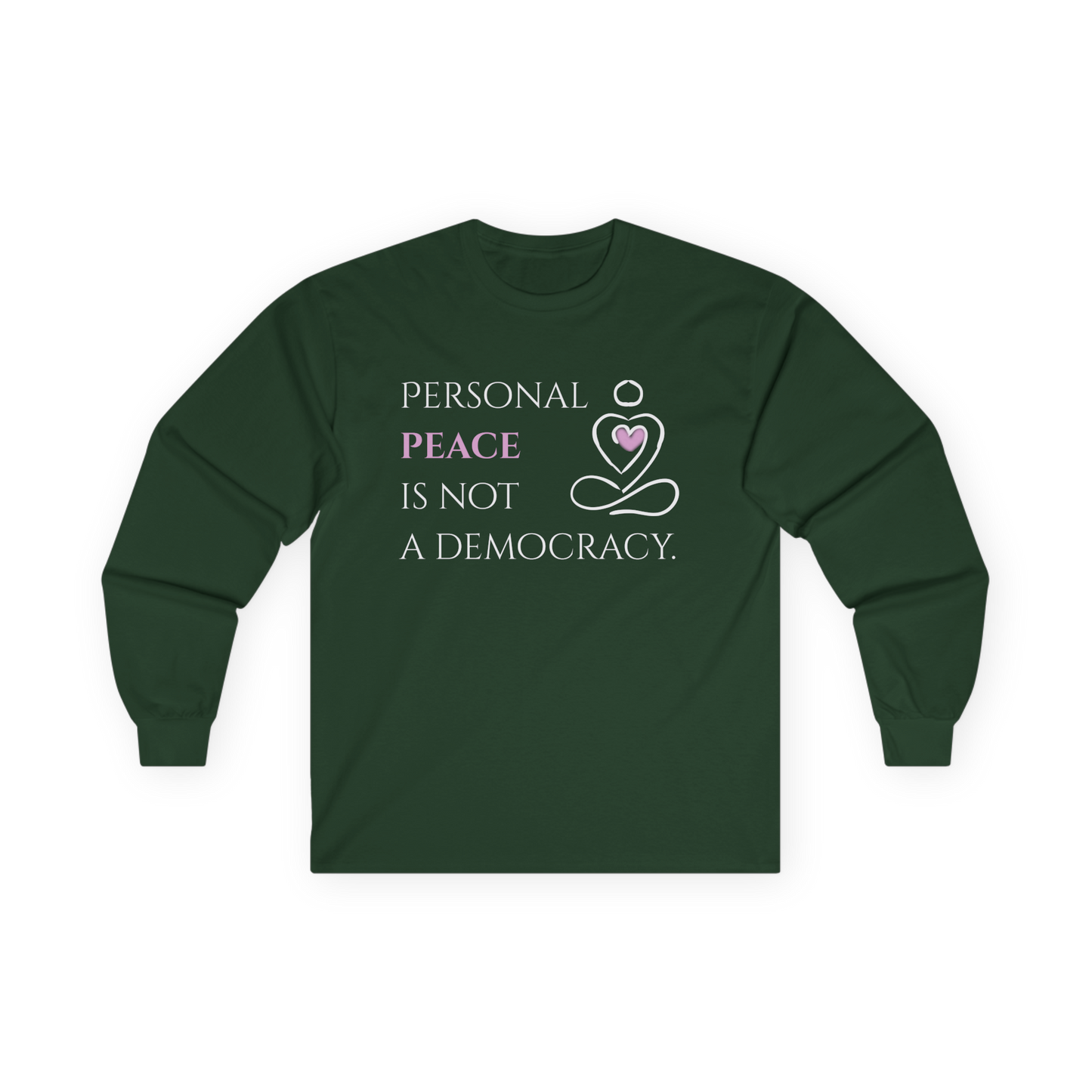 Unisex Ultra Cotton Long Sleeve Tee | Peace