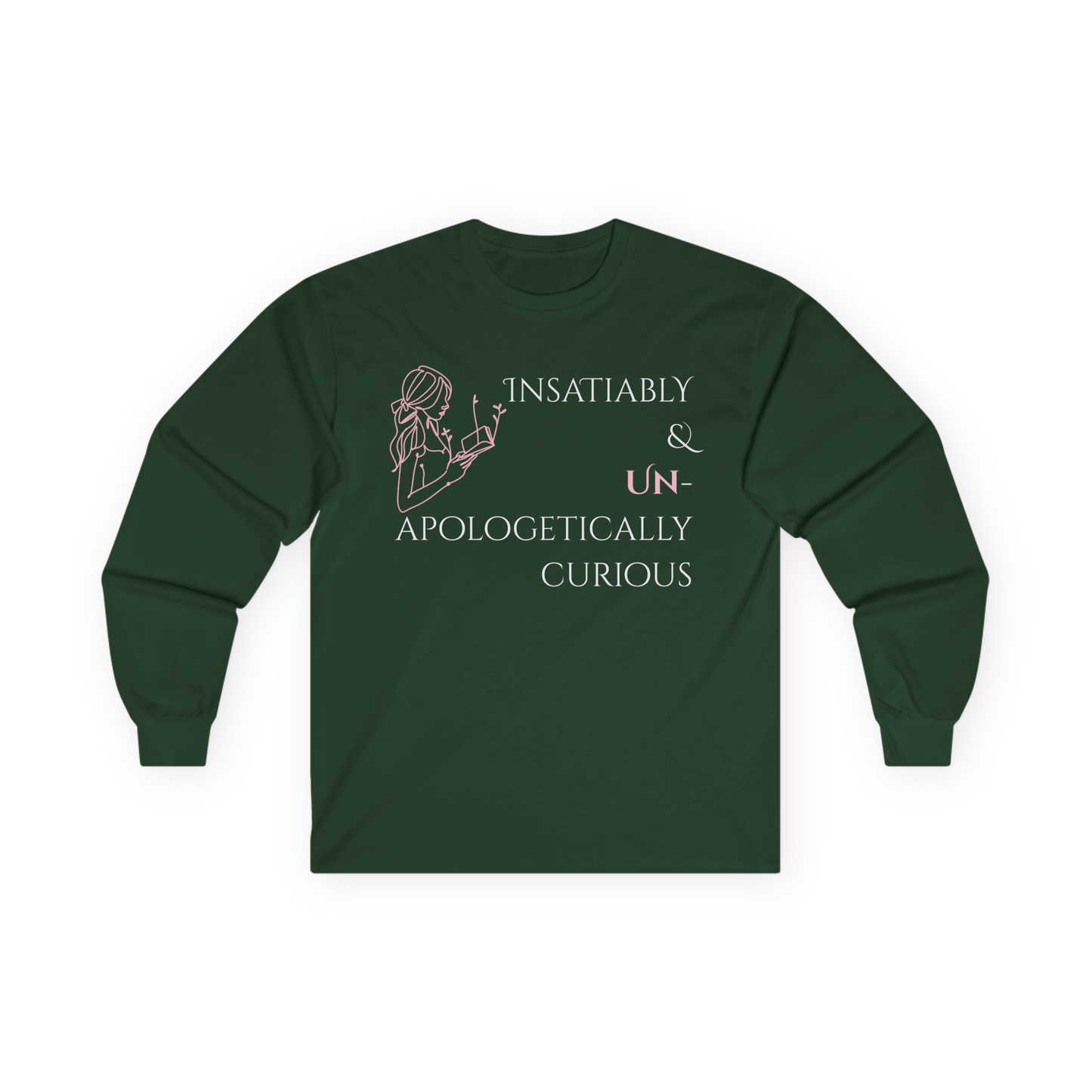 Unisex Ultra Cotton Long Sleeve Tee | Insatiably Curious