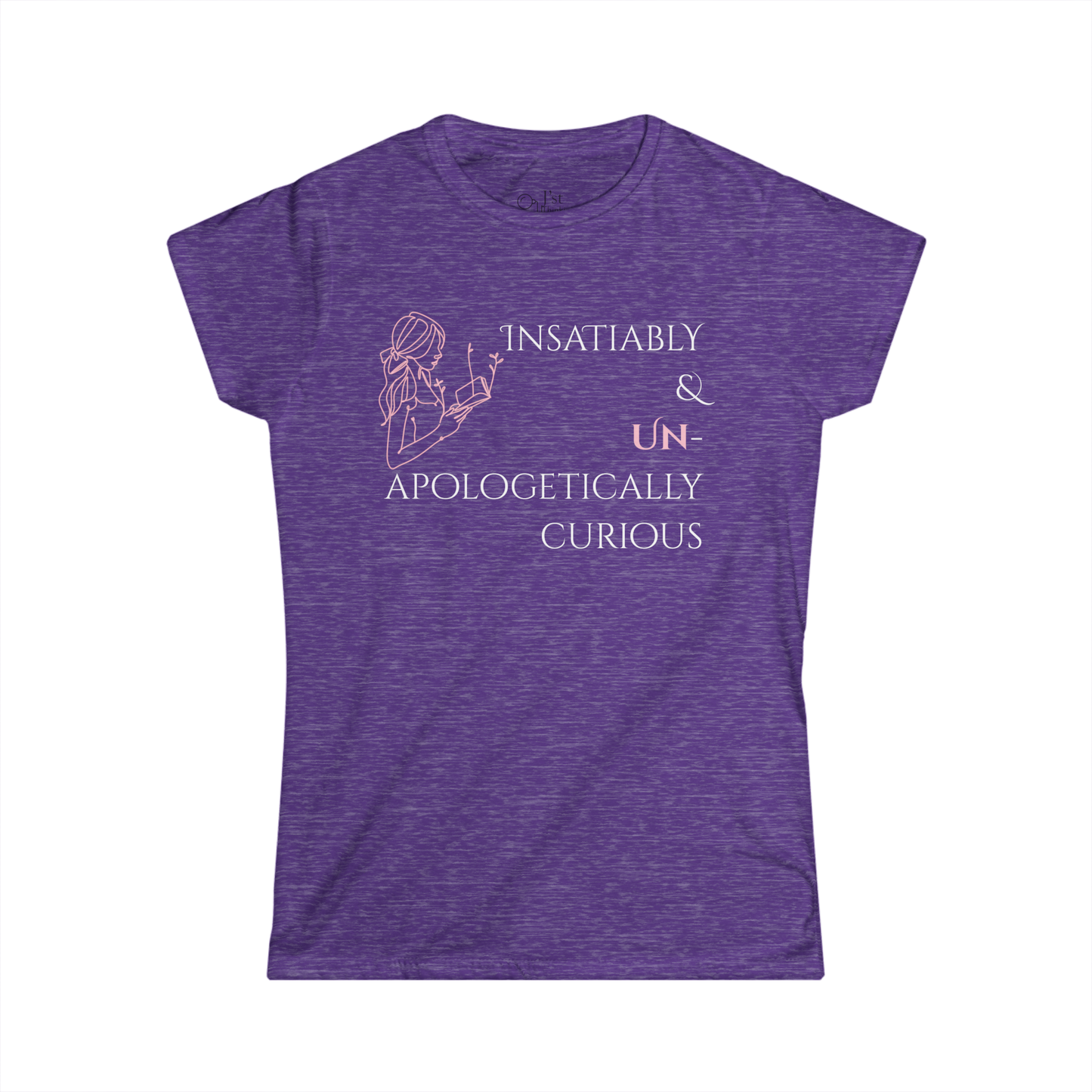 Women's Graphic T-Shirt | Insatiably Curious | Casual Everyday Wear