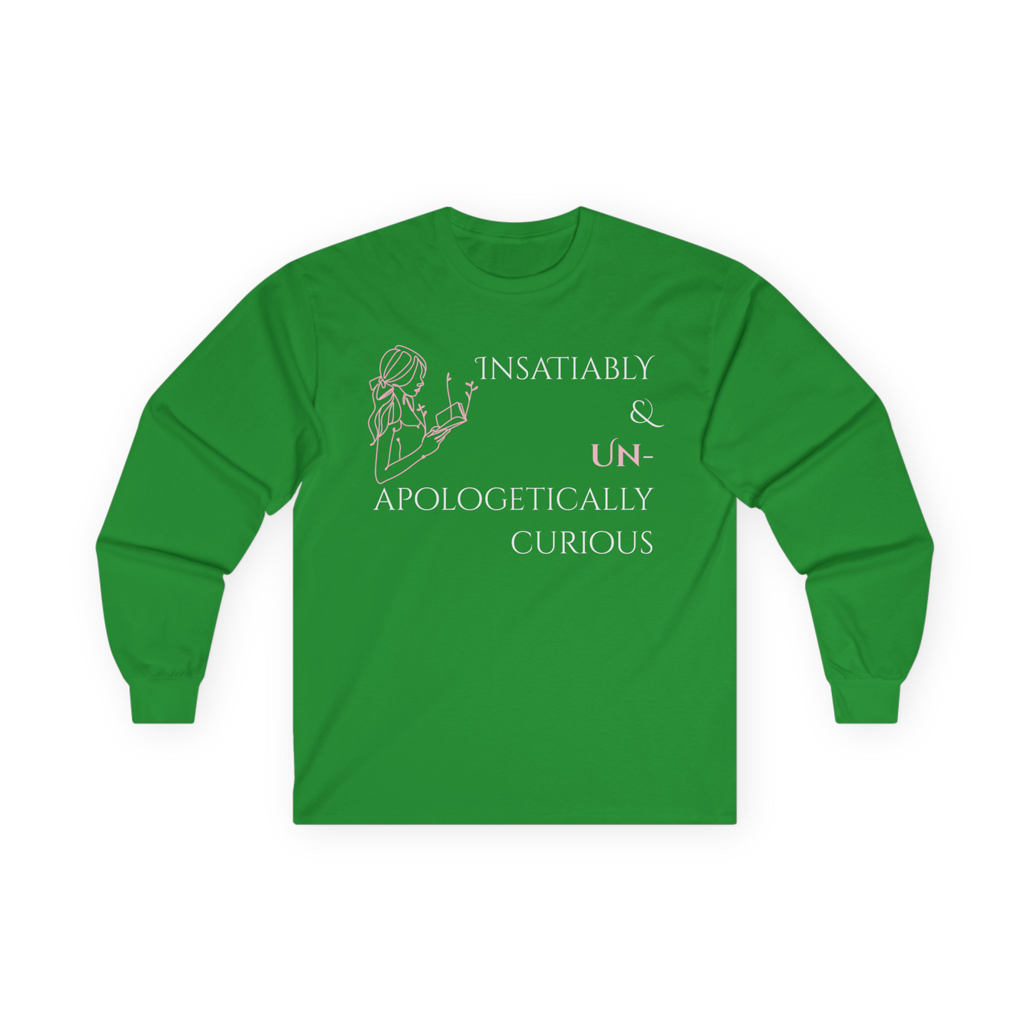 Unisex Ultra Cotton Long Sleeve Tee | Insatiably Curious