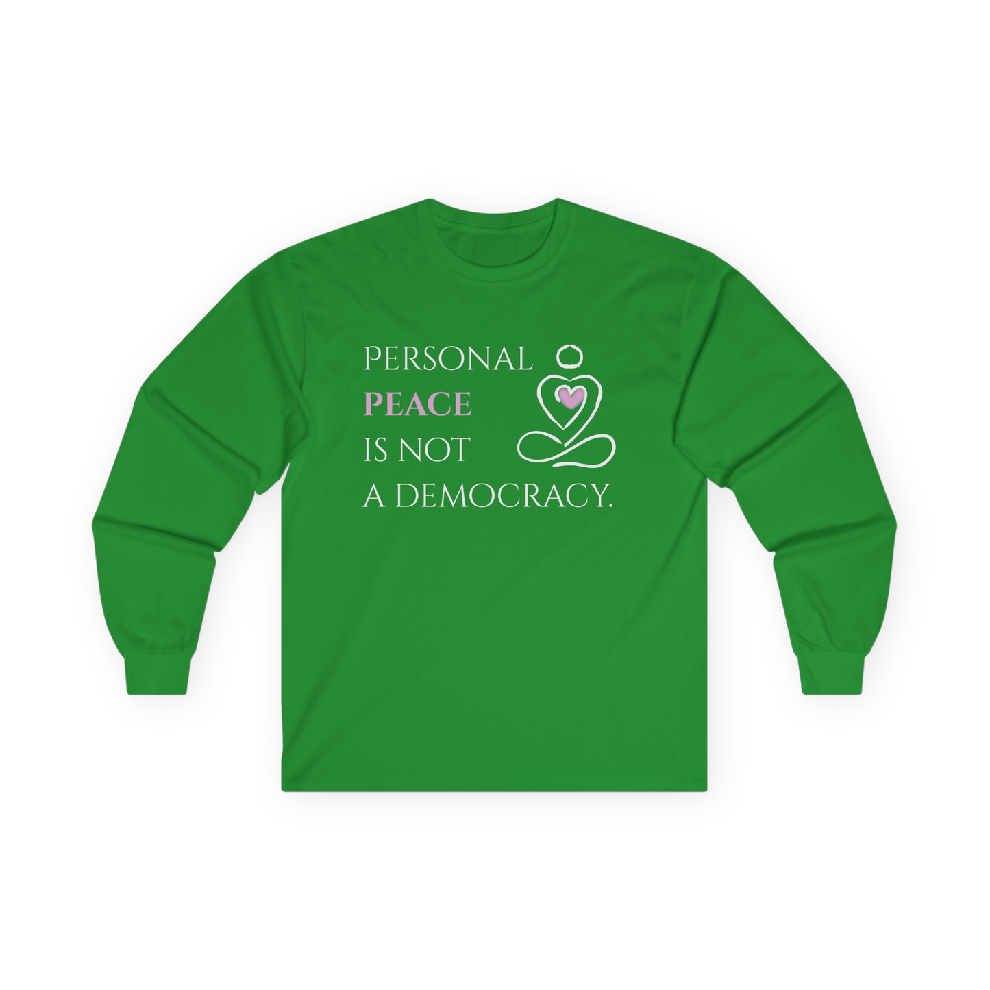 Unisex Ultra Cotton Long Sleeve Tee | Peace