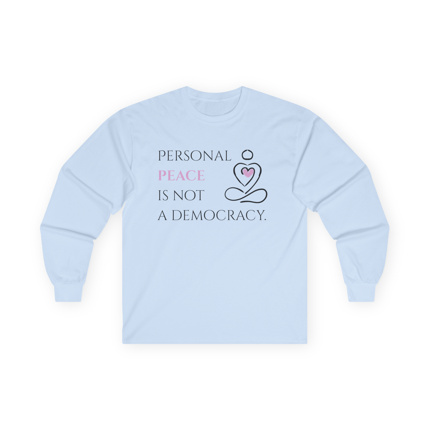 Unisex Ultra Cotton Long Sleeve Tee | Peace