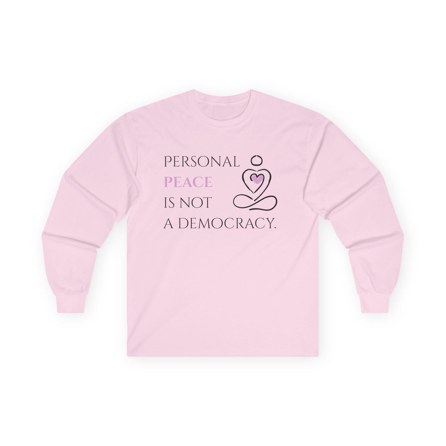 Unisex Ultra Cotton Long Sleeve Tee | Peace
