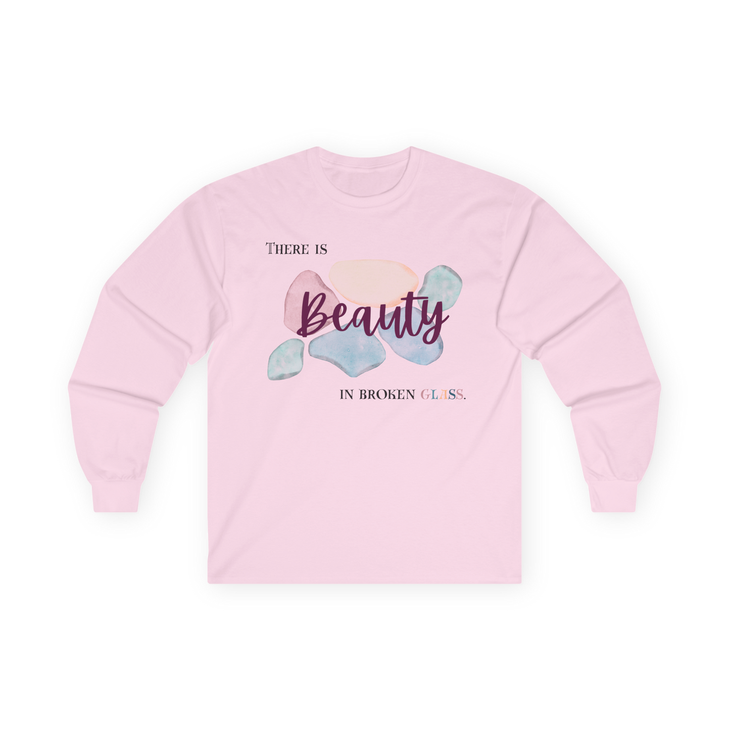 Unisex Ultra Cotton Long Sleeve Tee | Beauty in Broken Glass