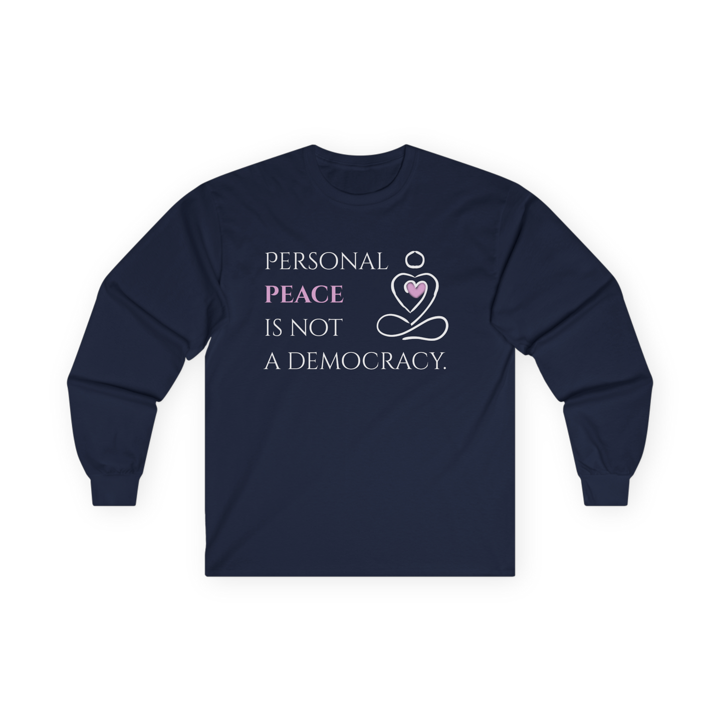 Unisex Ultra Cotton Long Sleeve Tee | Peace