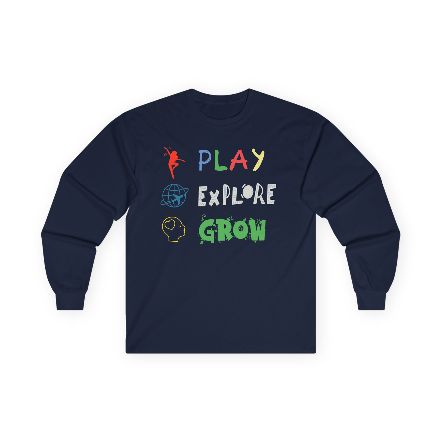 Unisex Ultra Cotton Long Sleeve Tee | Play Explore Grow