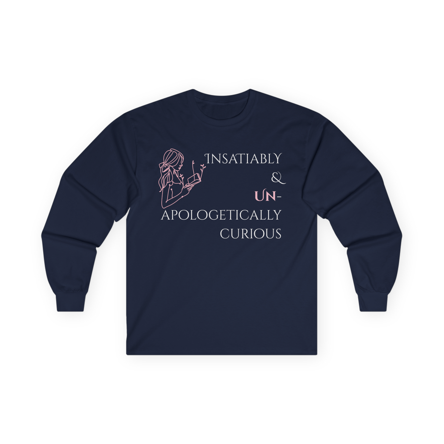 Unisex Ultra Cotton Long Sleeve Tee | Insatiably Curious