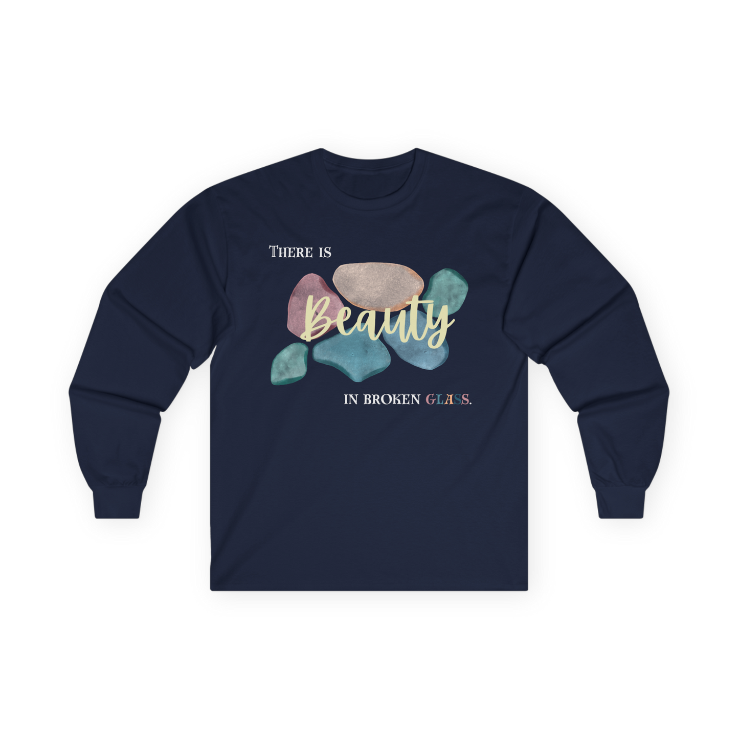 Unisex Ultra Cotton Long Sleeve Tee | Beauty in Broken Glass