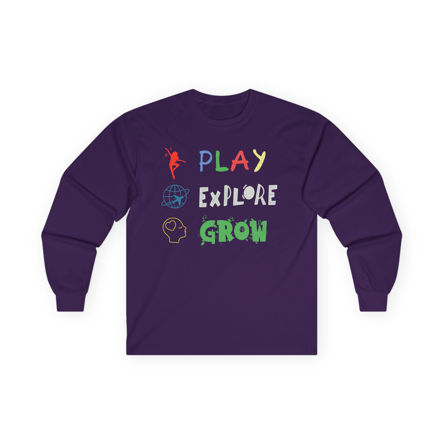 Unisex Ultra Cotton Long Sleeve Tee | Play Explore Grow
