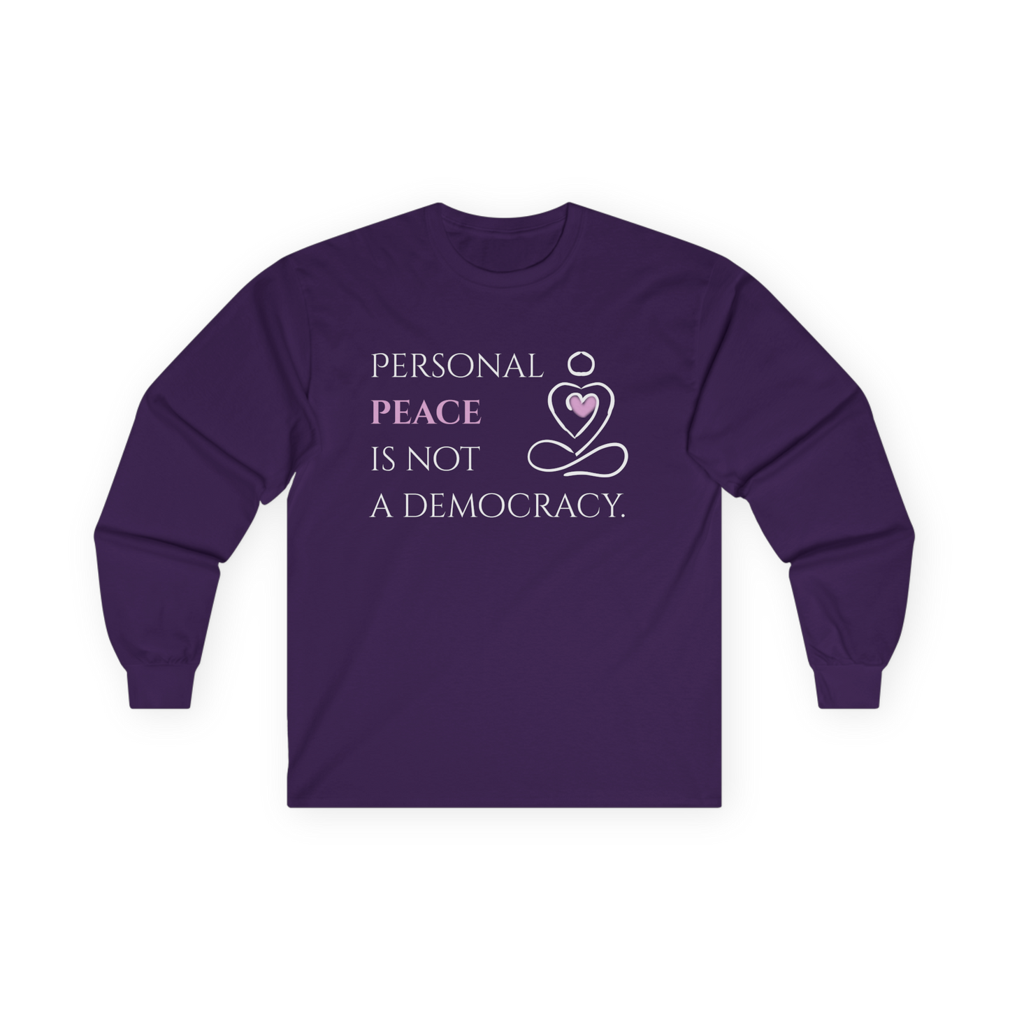 Unisex Ultra Cotton Long Sleeve Tee | Peace