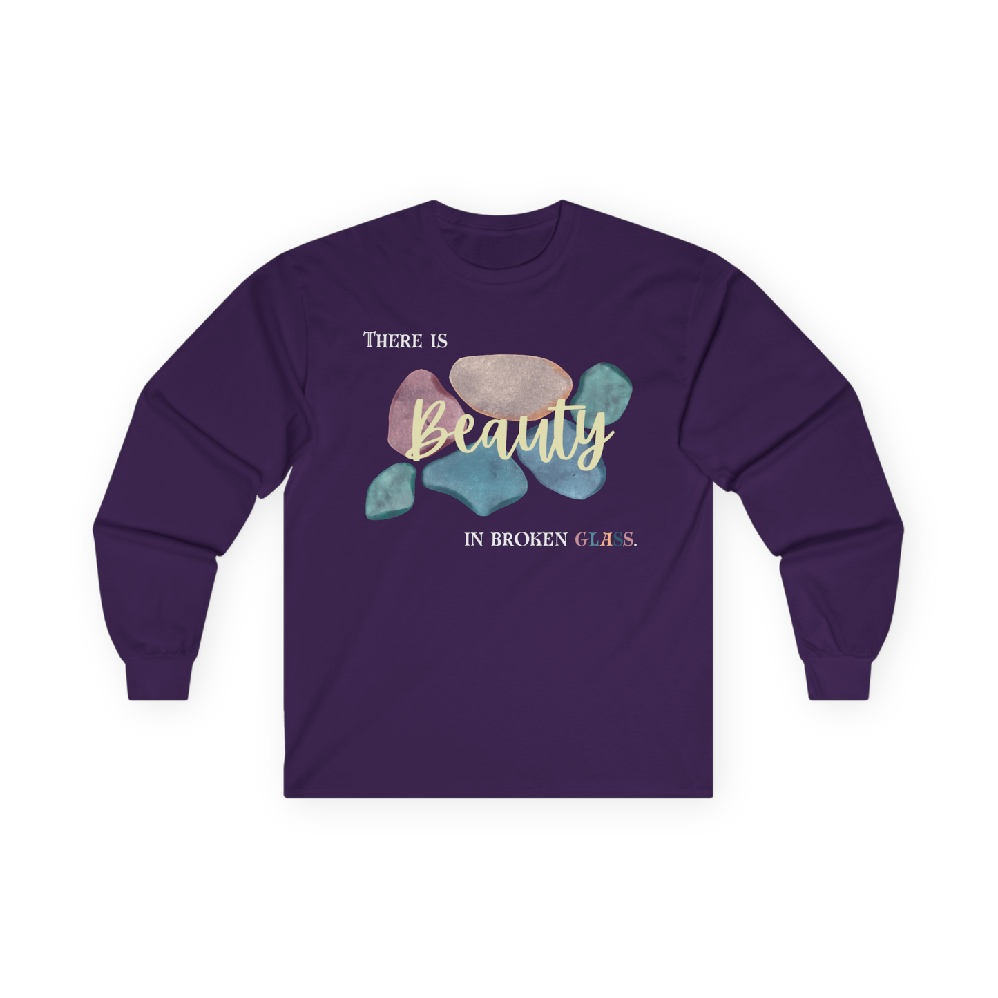 Unisex Ultra Cotton Long Sleeve Tee | Beauty in Broken Glass