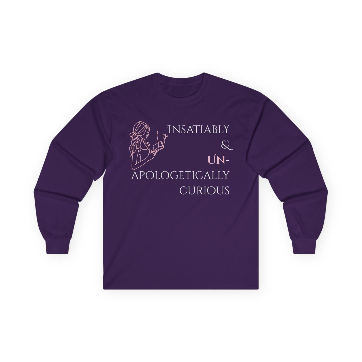 Unisex Ultra Cotton Long Sleeve Tee | Insatiably Curious