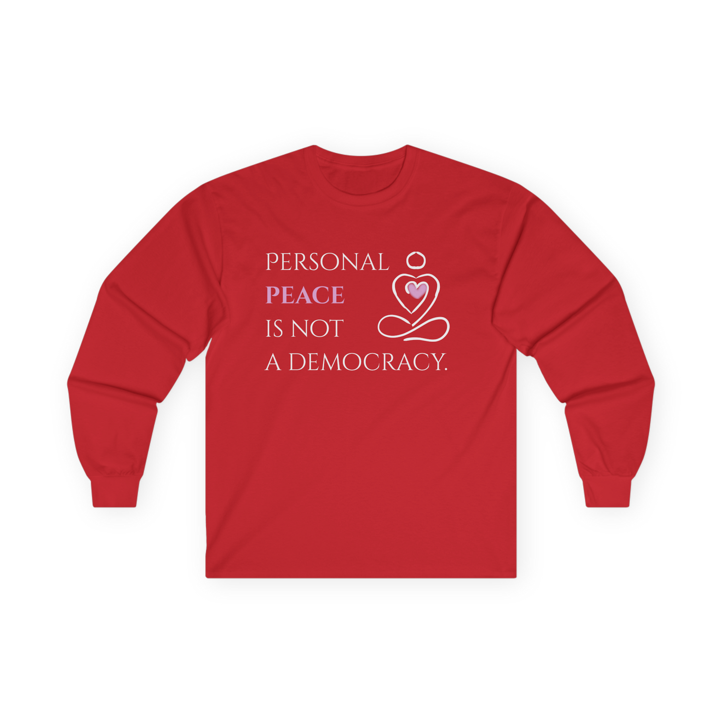 Unisex Ultra Cotton Long Sleeve Tee | Peace