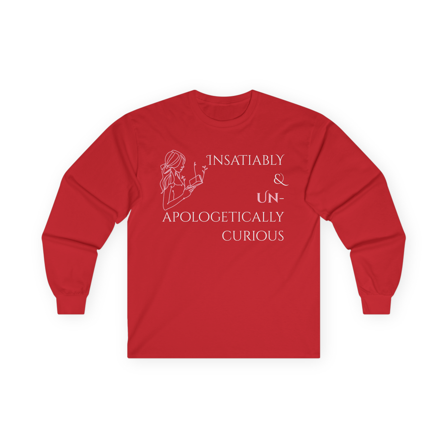Unisex Ultra Cotton Long Sleeve Tee | Insatiably Curious
