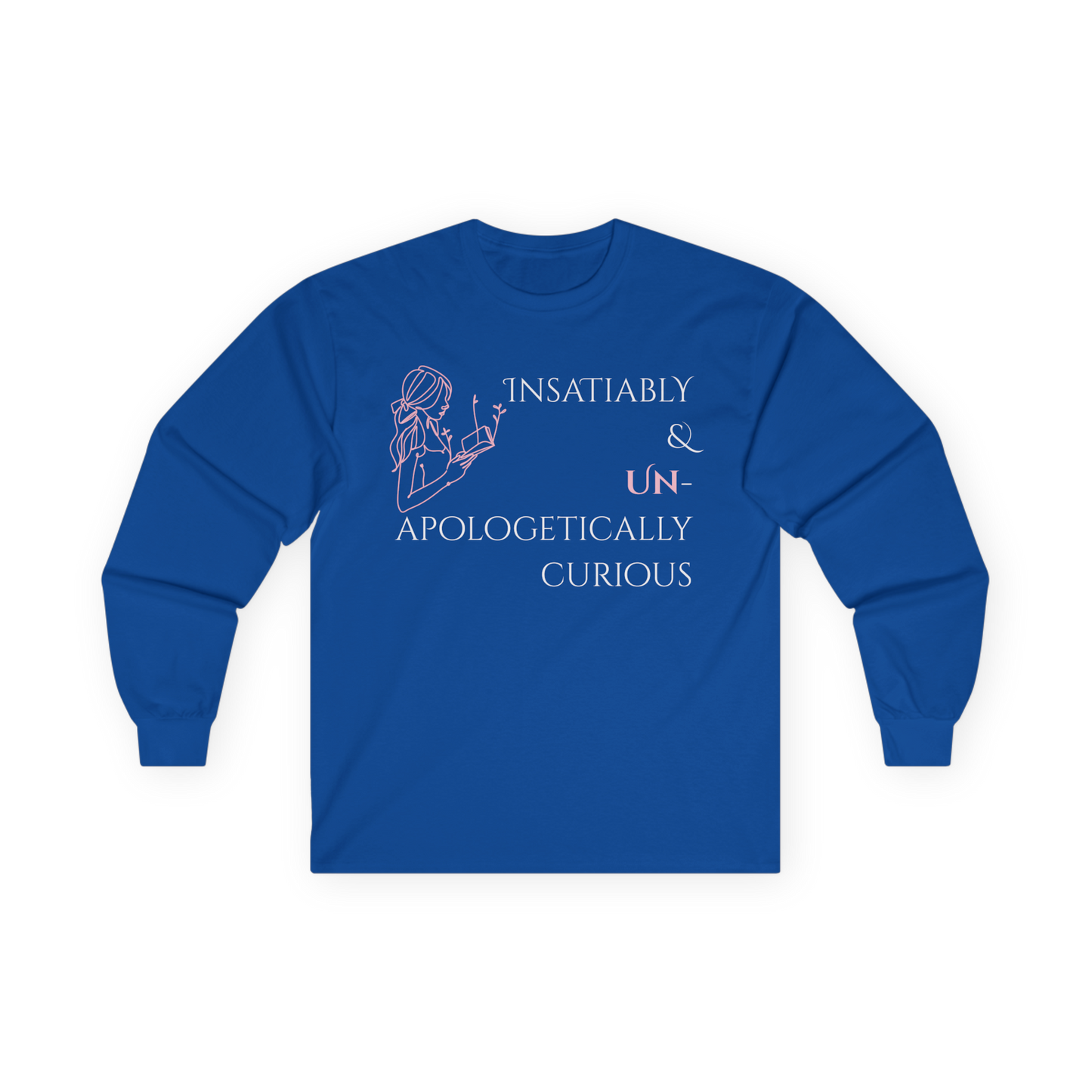 Unisex Ultra Cotton Long Sleeve Tee | Insatiably Curious