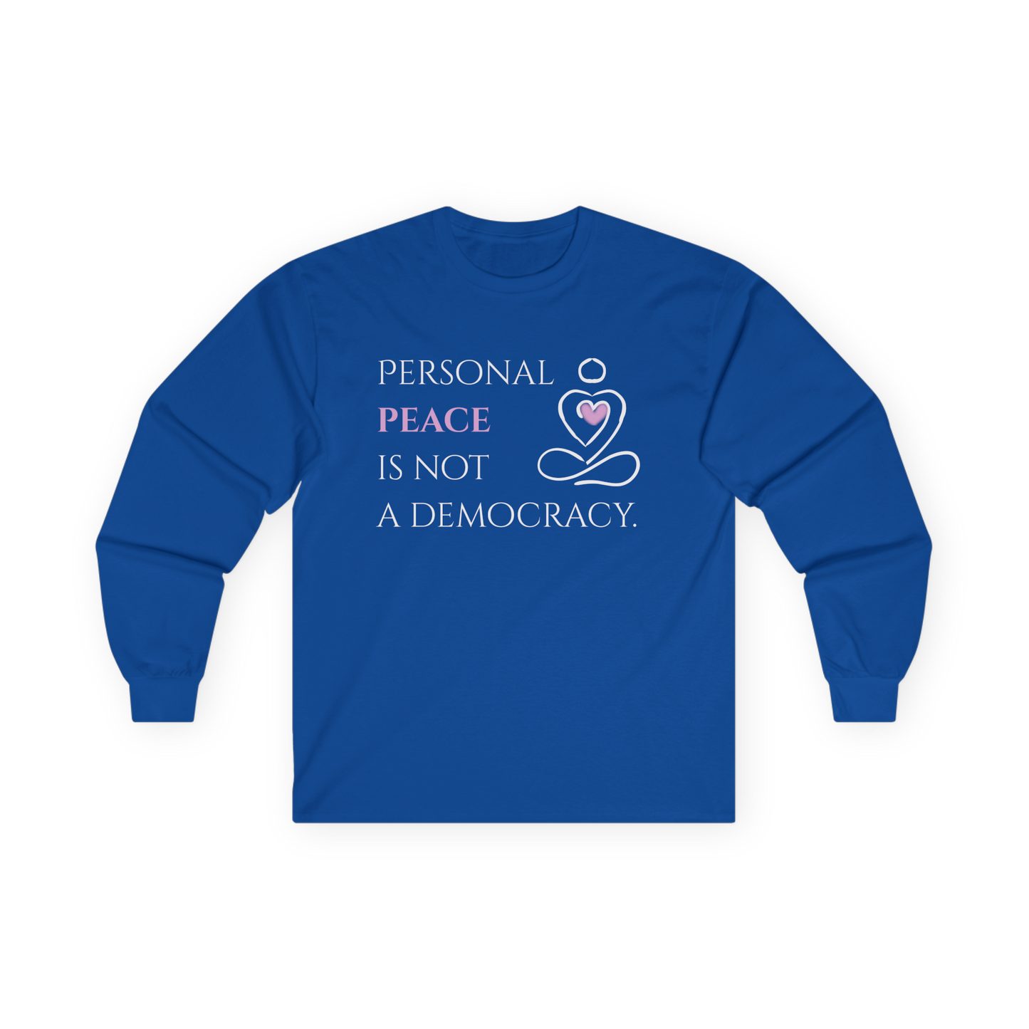 Unisex Ultra Cotton Long Sleeve Tee | Peace