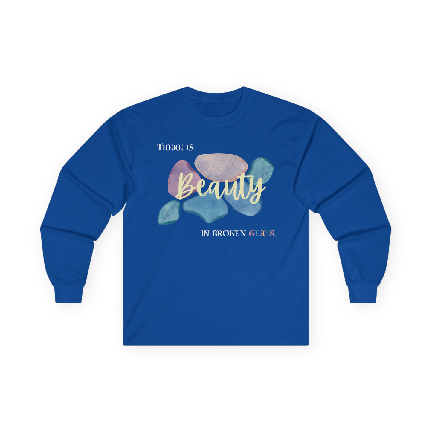 Unisex Ultra Cotton Long Sleeve Tee | Beauty in Broken Glass