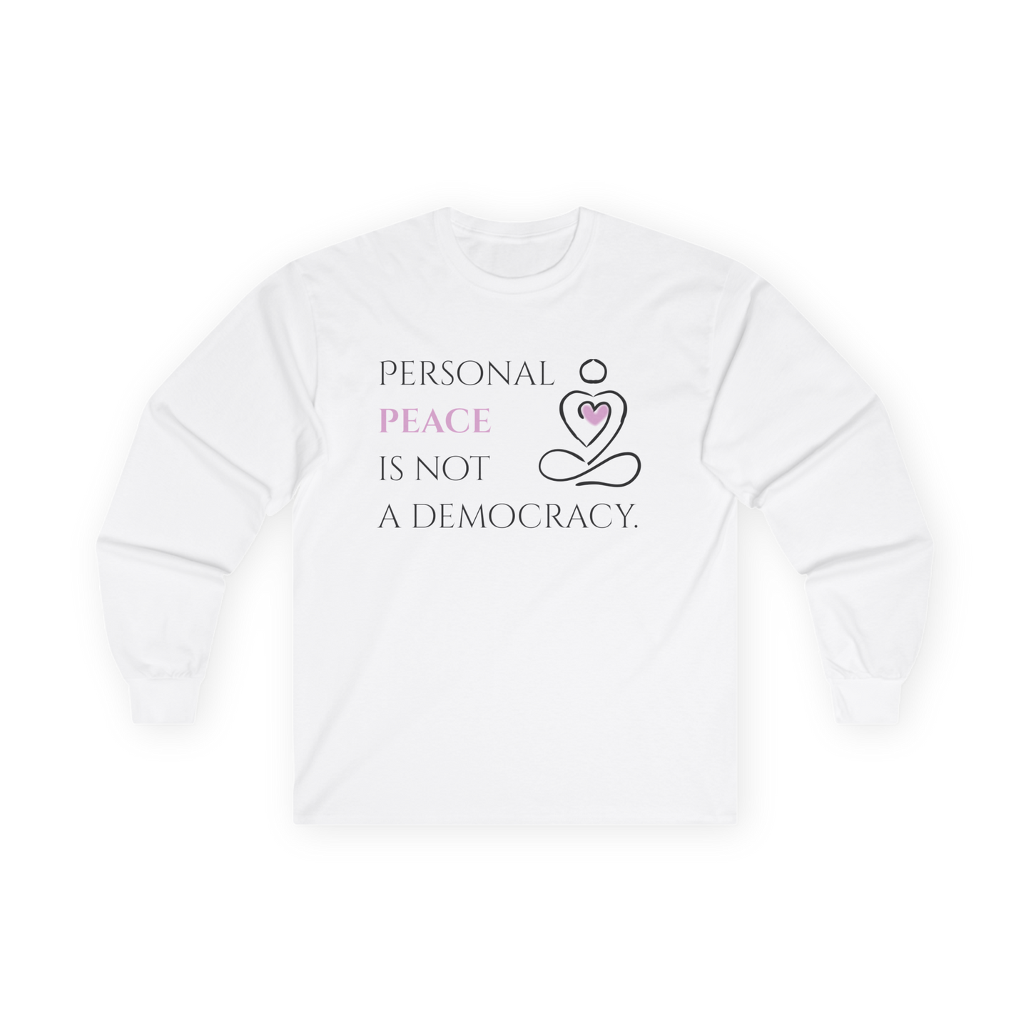 Unisex Ultra Cotton Long Sleeve Tee | Peace