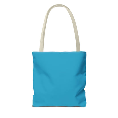 Tote Bag (Teal) | Insatiably Curious | Design for Book Lovers, Students, Teachers, Gifts, Everyday Use