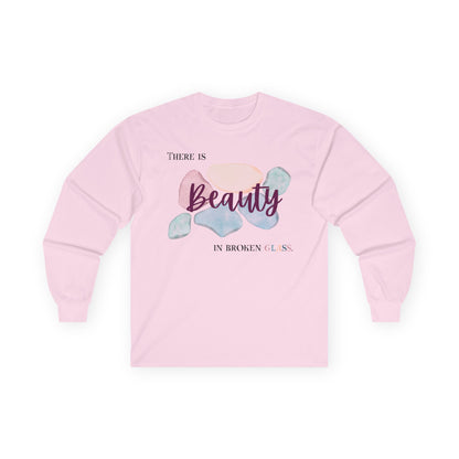 Unisex Ultra Cotton Long Sleeve Tee | Beauty in Broken Glass