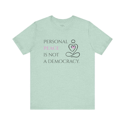 Unisex Jersey Short Sleeve Tee | Personal Peace