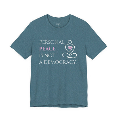 Unisex Jersey Short Sleeve Tee | Personal Peace